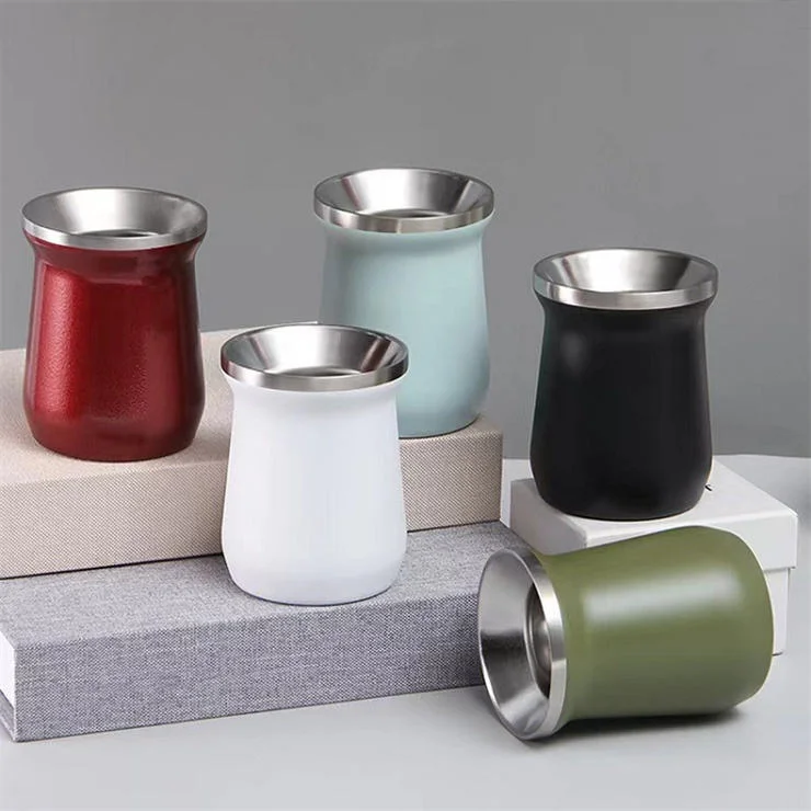 1L+180ml Yerba Mate Tea Set Vacuum Insulated Stainless Steel Flask + Cup for Brazil South America