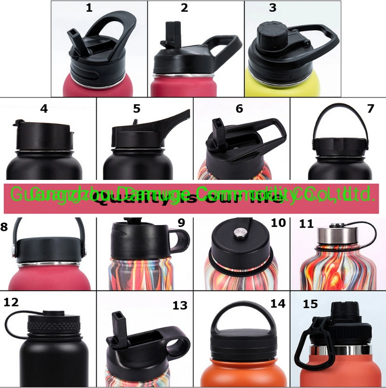 BPA Free Double Wall Stainless Steel Water Kid Bottle Vacuum Sport Bottles with Handle Lid